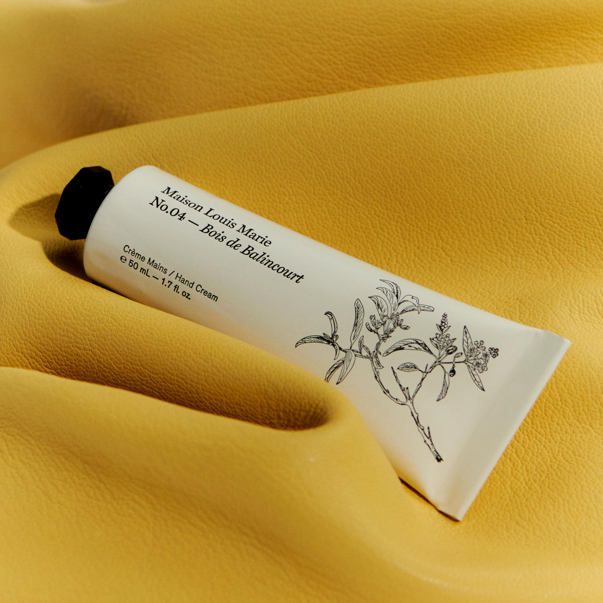 Maison Louis Marie close-up of cream texture on skin, shows fast absorption