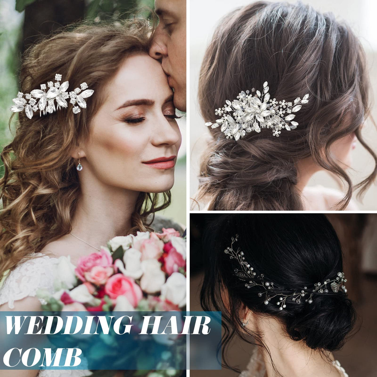 Maitys comb clip secured in an updo demonstrating firm hold and polish