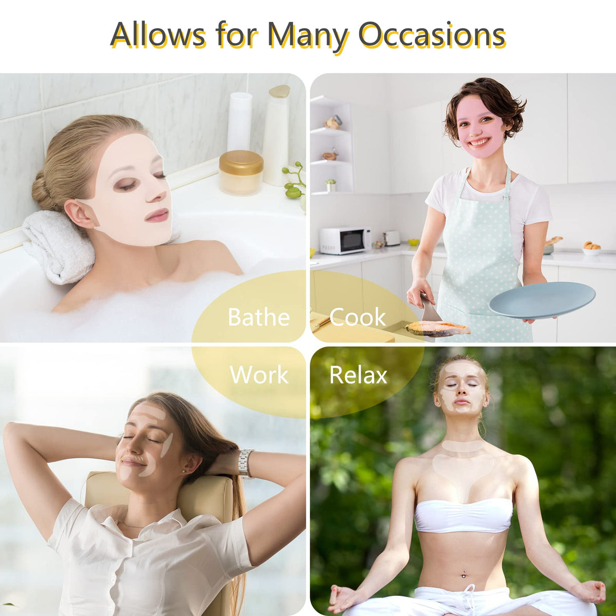 Maitys lifestyle bedtime application showing comfortable overnight wear benefit