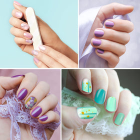 Maitys pedicure on toes illustrating fit and durable wear on toenails