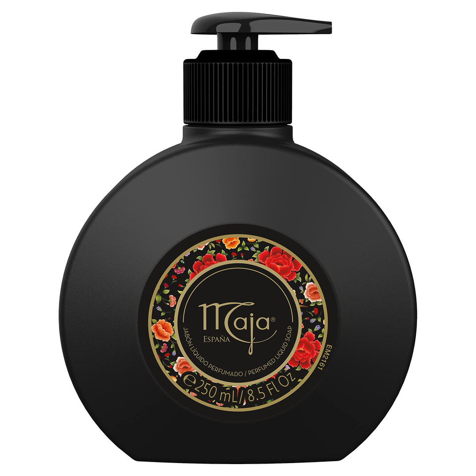 Maja front bottle view showing elegant packaging and fragrance benefit