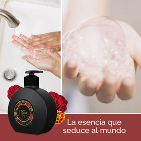 Maja lather texture on hand showing gentle cleansing and soft finish