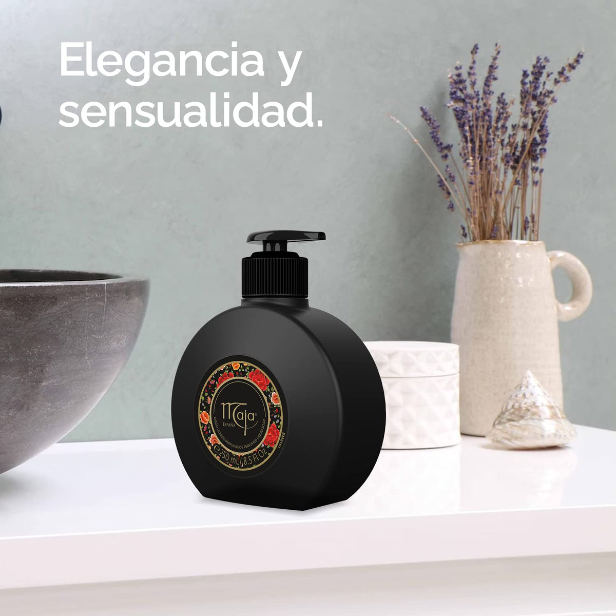 Maja displayed in stylish bathroom showing scented ambiance benefit