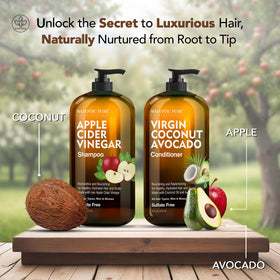 Majestic Pure label close-up highlighting natural ingredients for clearer scalp
