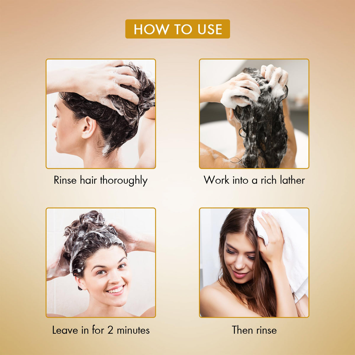 Majestic Pure being applied to wet hair for smoother detangling