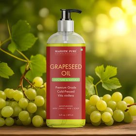 Majestic Pure applied to hair ends, adding shine and reducing frizz benefit