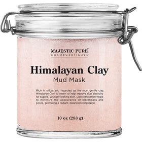 Majestic Pure jar front view showing product and clear benefits