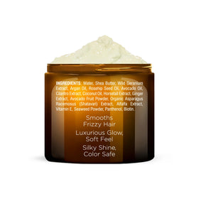 Majestic Pure open jar creamy texture highlighting deep conditioning