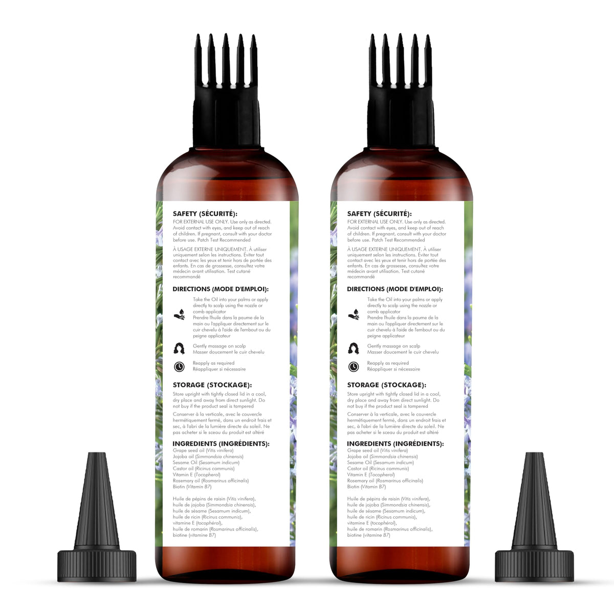 Majestic Pure applied to scalp during massage to promote healthier-feeling hair