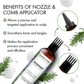 Majestic Pure oil poured into hand demonstrating easy application benefit