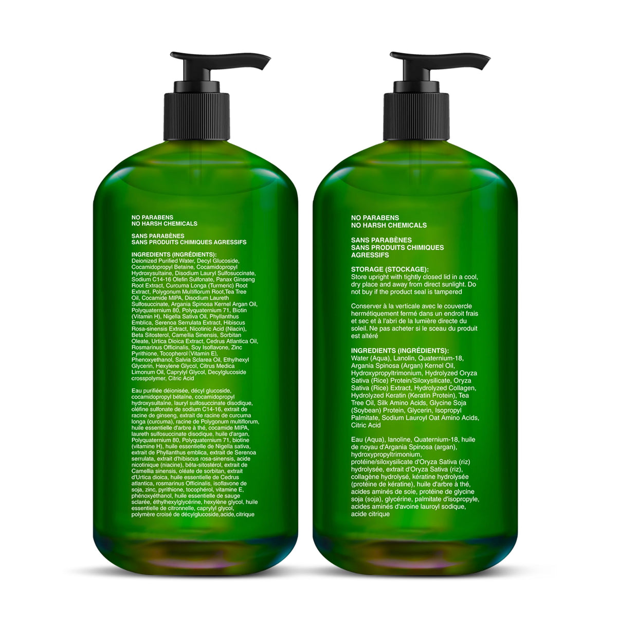 Majestic Pure shampoo on bathroom shelf illustrating lifestyle use