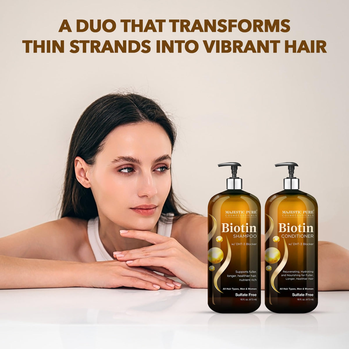 Majestic Pure shampoo texture lather demonstrating gentle foam