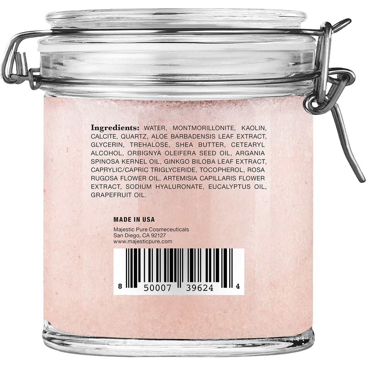 Majestic Pure in bathroom spa setting promoting relaxing skincare ritual