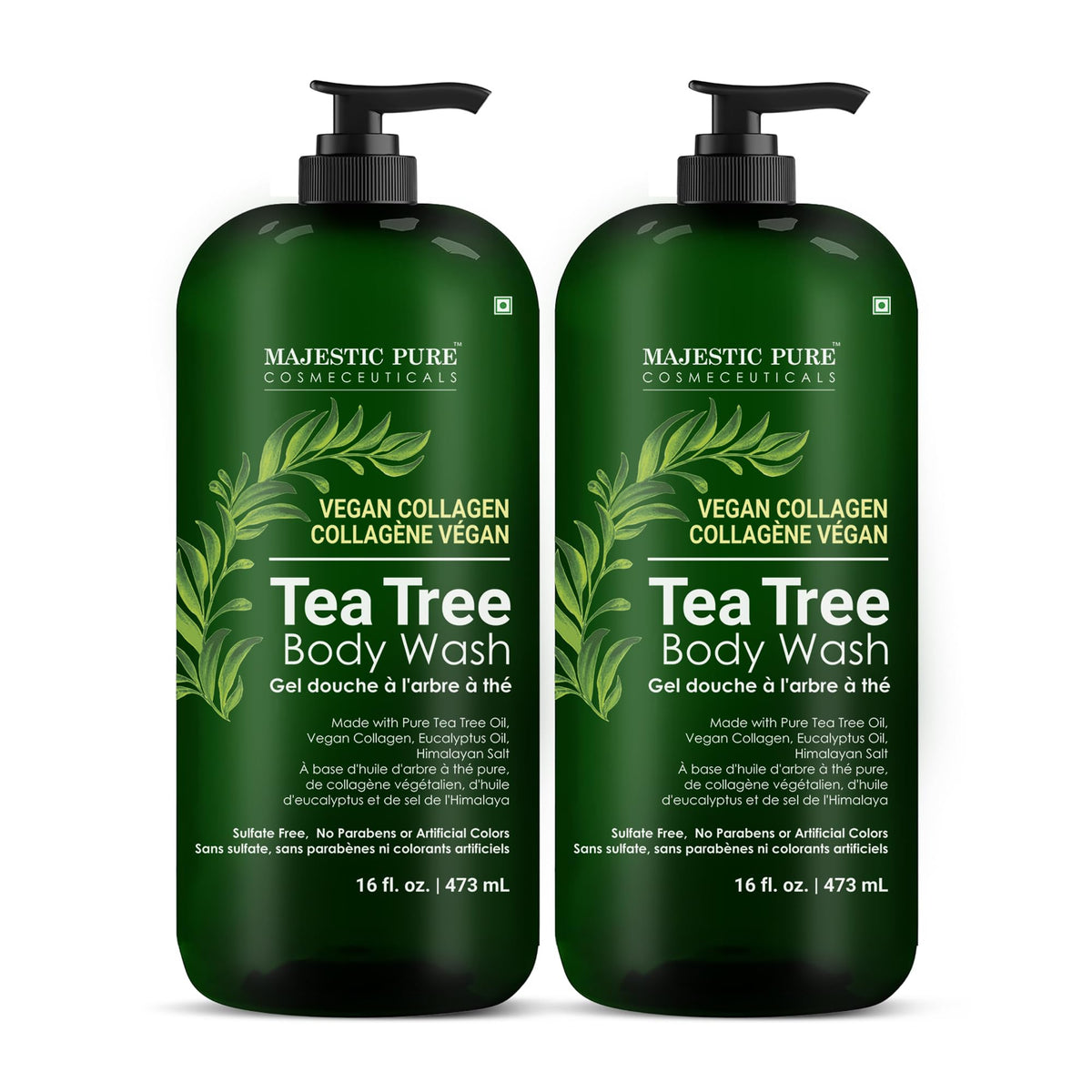 Majestic Pure front packaging showing product benefits and size