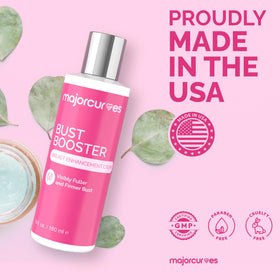 Major Curves jar on vanity in lifestyle shot suggesting daily routine benefit