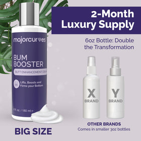 Major Curves lifestyle bathroom routine on counter, conveys simple morning usage