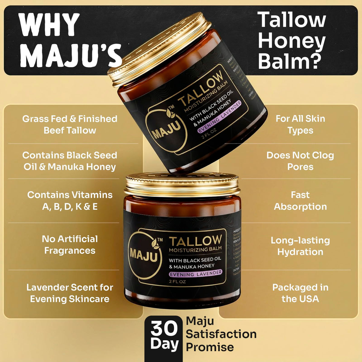 MAJU balm warmed on fingertips demonstrating easy application benefit