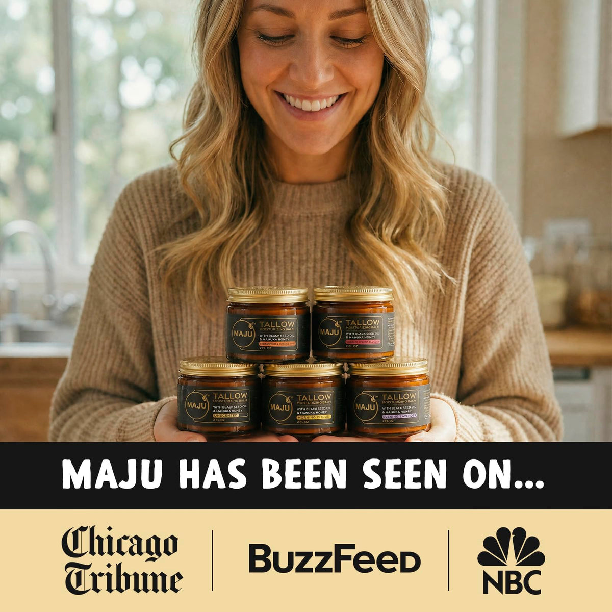 MAJU beeswax pellets beside jar showing natural sealing and protection