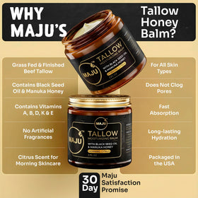 MAJU jar next to coin for 2 oz size comparison emphasizing travel friendly volume