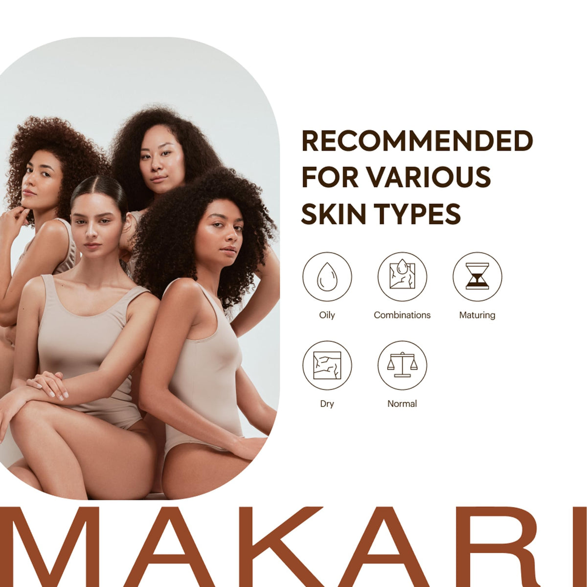 MAKARI apricot seed extract granules close detail illustrating gentle exfoliation