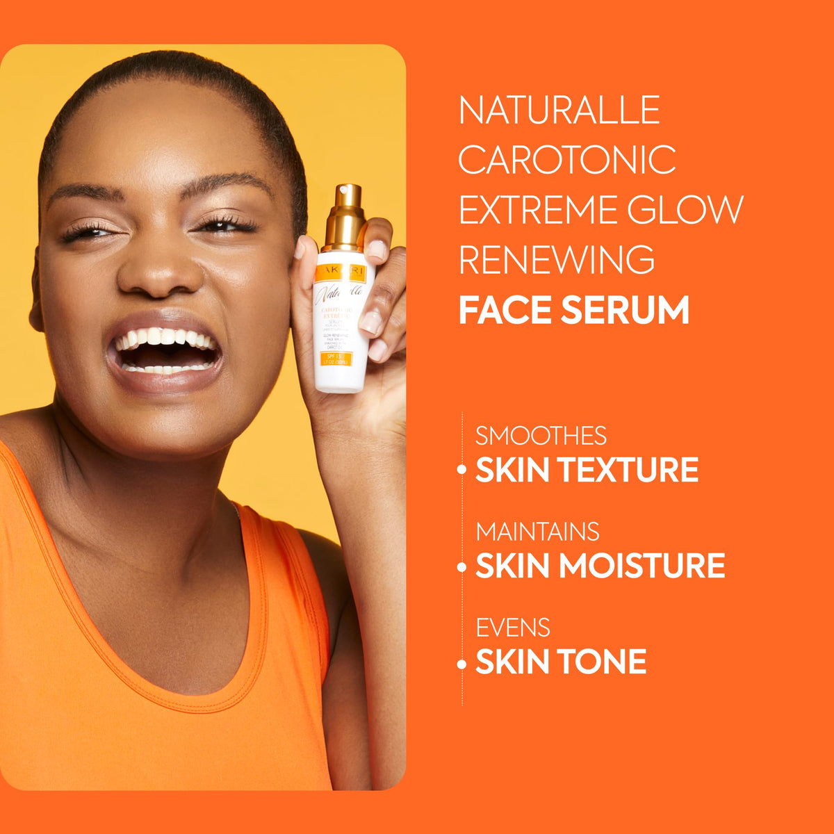 MAKARI serum pipette dispensing oil-serum texture for easy targeted application