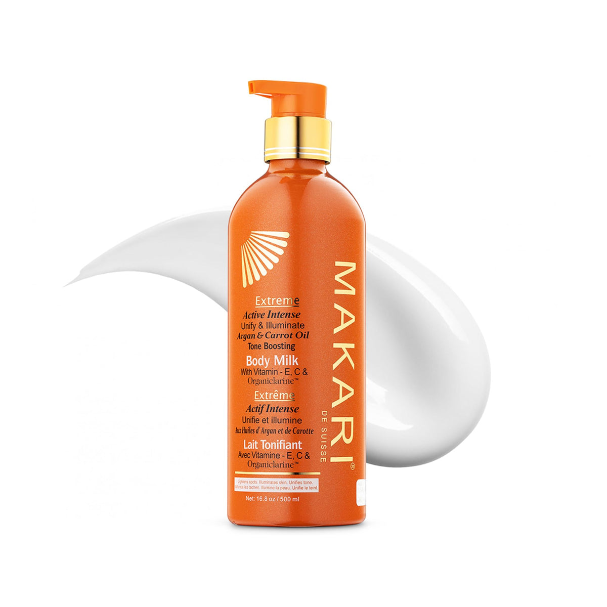 MAKARI front bottle showing product and brand for clear identification and shelf appeal