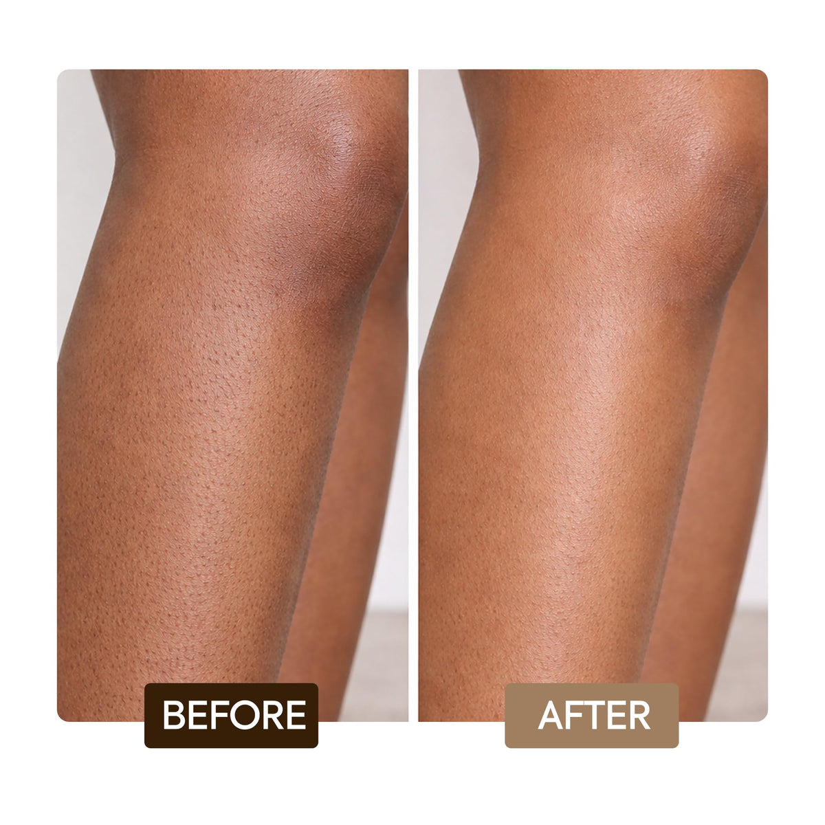 Makari in-shower sponge use showing effective exfoliation during bathing