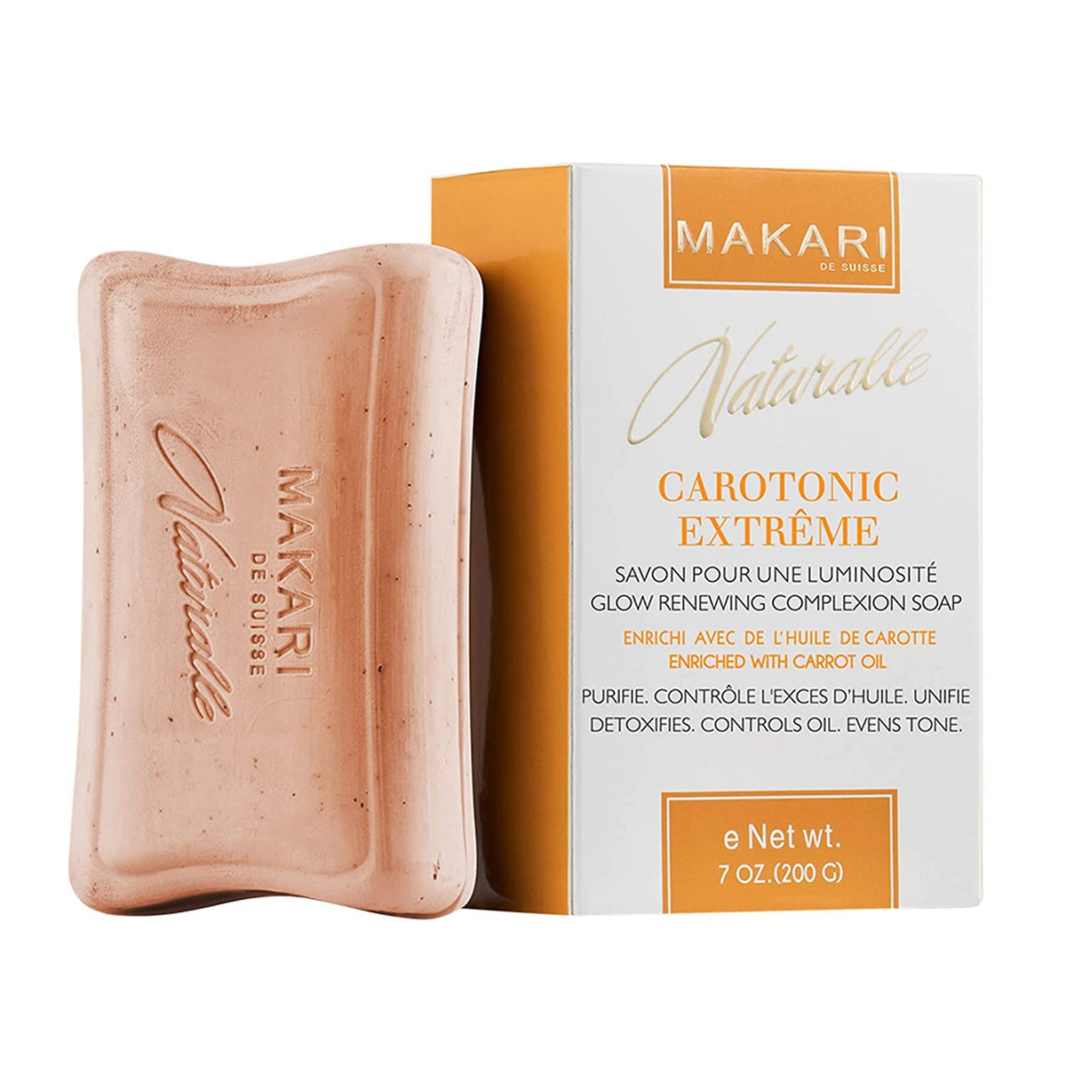 MAKARI front packaging showing product and benefits for easy identification