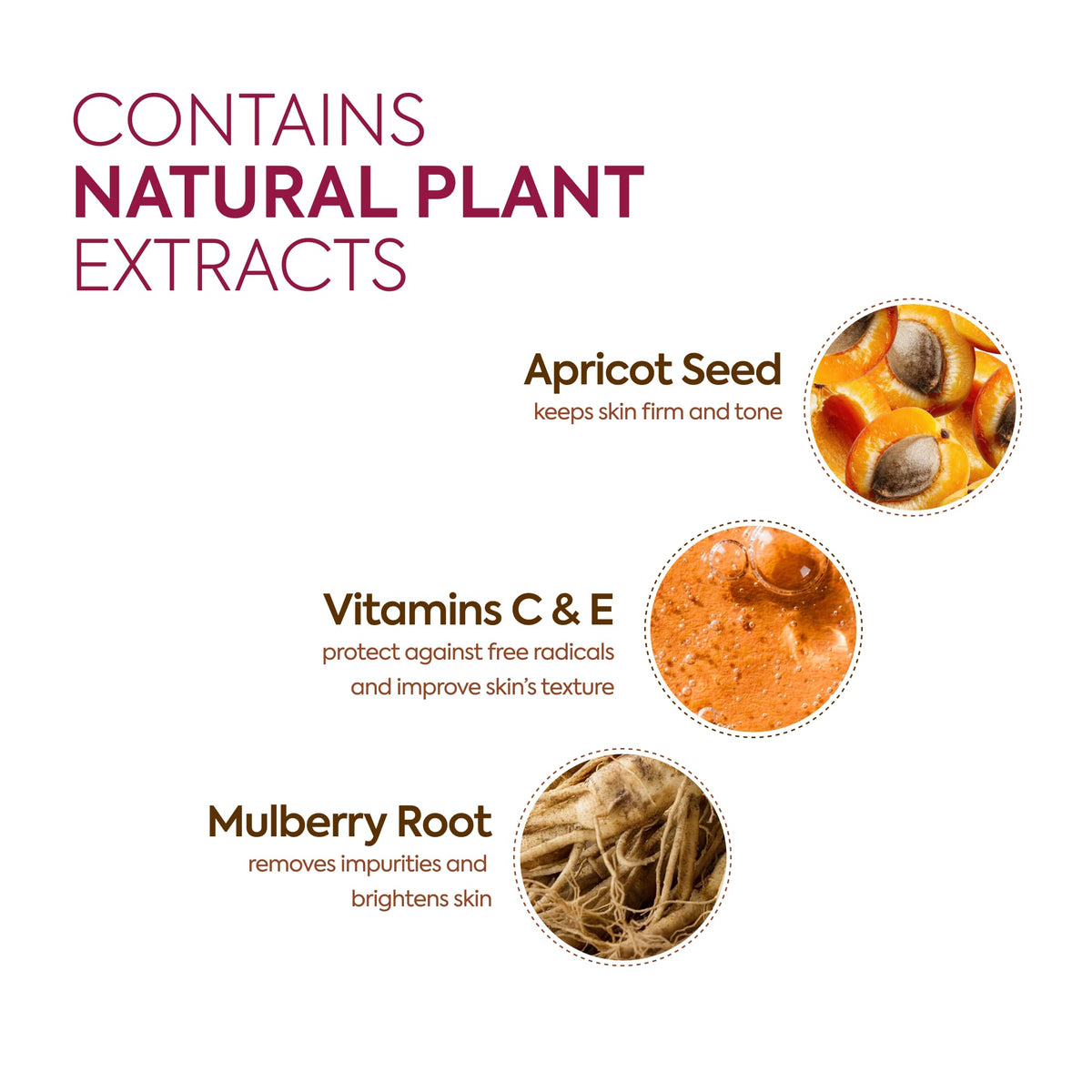MAKARI apricot extract ingredient close-up delivering nourishment and antioxidants