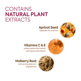 MAKARI apricot extract ingredient close-up delivering nourishment and antioxidants
