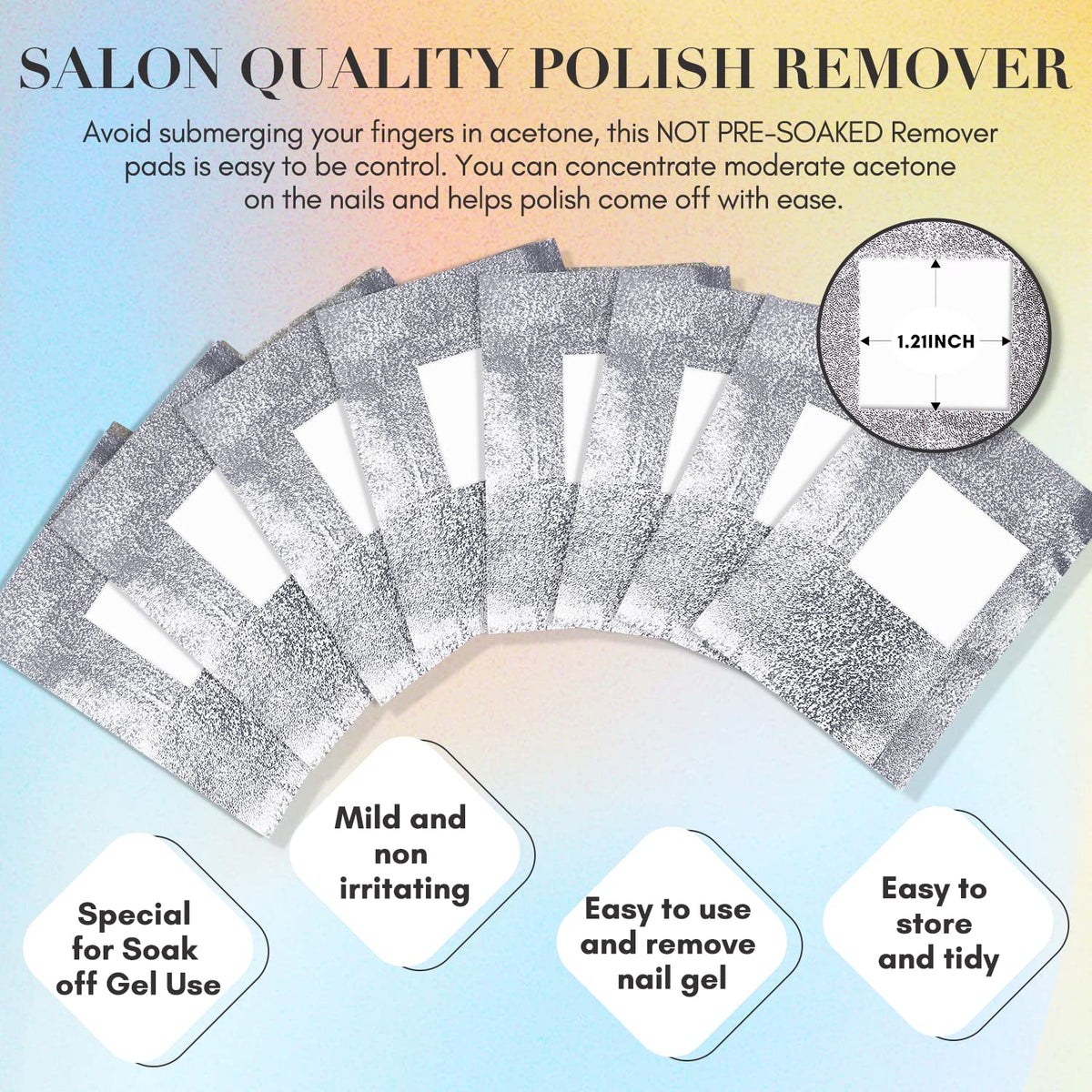 Makartt before-and-after image showing softened gel lifted cleanly