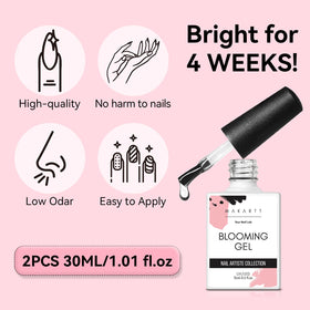 Makartt blooming gel being applied in a salon for fast creative results