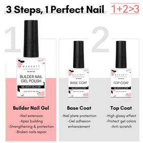 Makartt builder gel texture close-up demonstrating smooth self-leveling