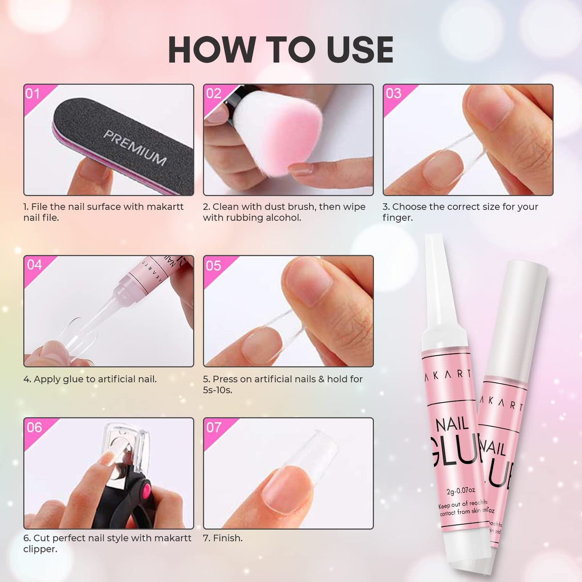 Makartt 40 tubes spread to show bulk freshness and convenience