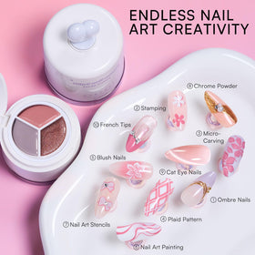 Makartt ColorPot clear stamper detail showing precise alignment advantage