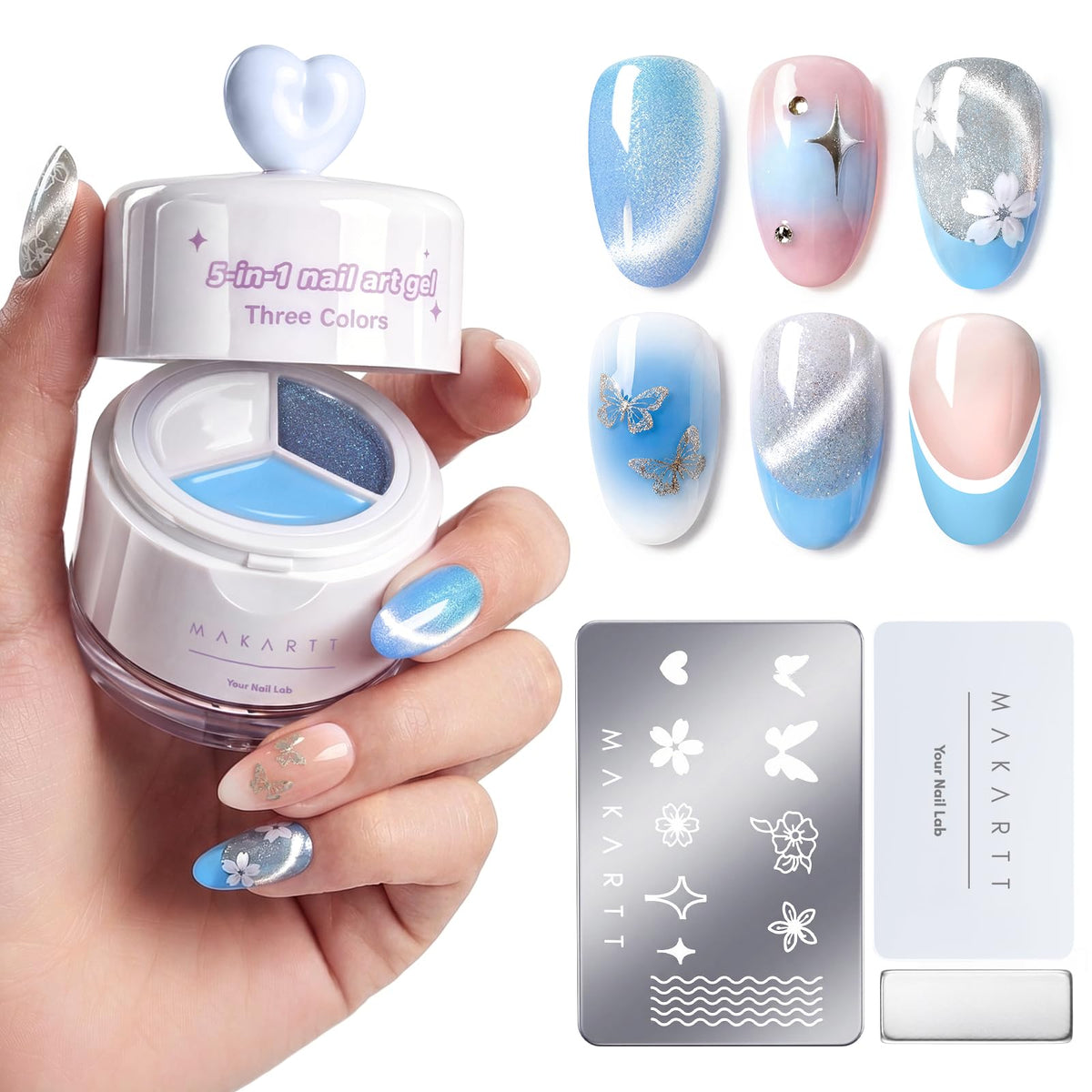 Makartt ColorPot compact front view showing organized all-in-one kit benefit