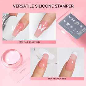 Makartt ColorPot stamping transfer demo showing crisp pattern transfer