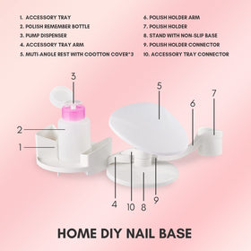 Makartt detached tray with pump dispenser for neat remover dispensing
