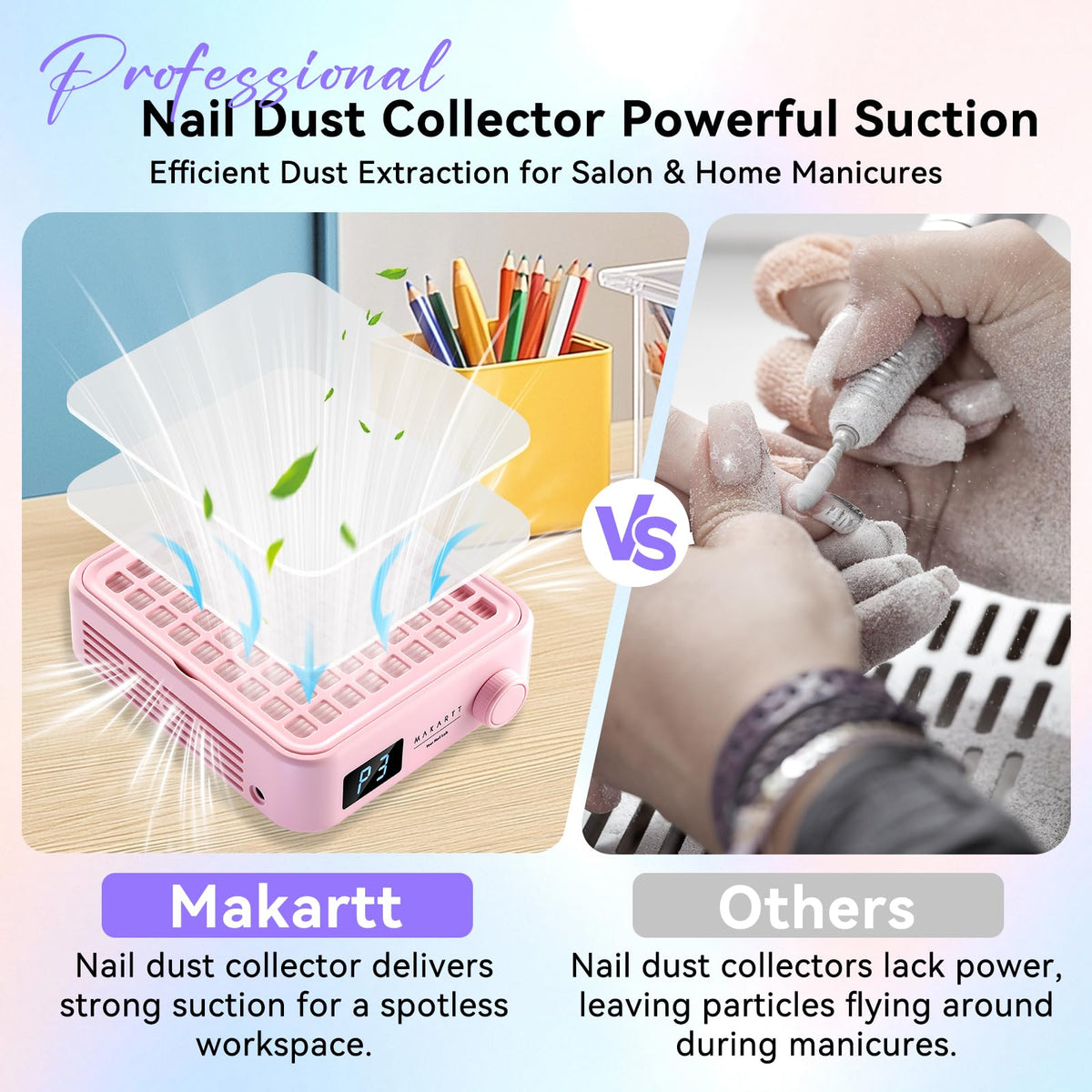 Makartt magnetic cover open revealing filter for quick maintenance convenience