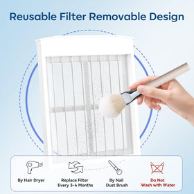 Makartt two-pack filters and packaging offering quick swaps and spare on hand