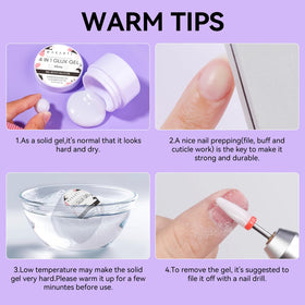 Makartt finished 3D nails on model hand showing professional-looking, durable results