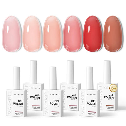 Makartt front packaging showing six warm-rose bottles and kit benefits