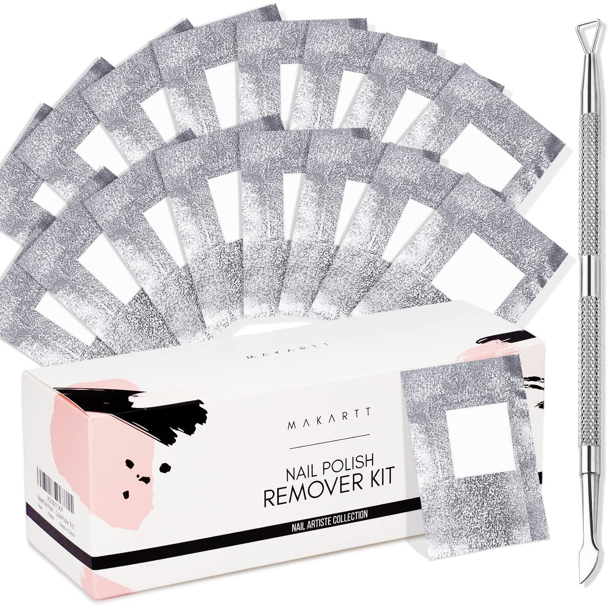 Makartt front packaging showing kit contents and easy storage benefit