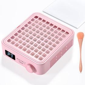 Makartt front view pink showing compact housing and benefits of space-saving