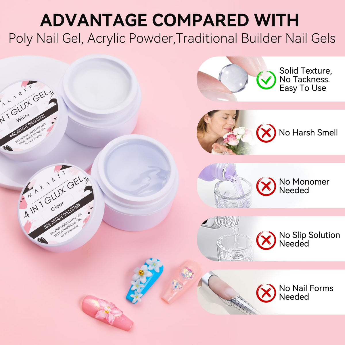 Makartt jar during a salon fill, depicting easy maintenance and refills
