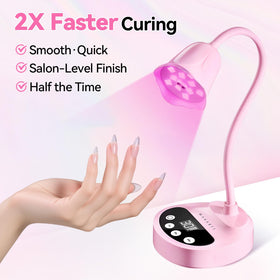 Makartt flexible gooseneck side profile for precise nail coverage