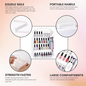 Makartt sturdy handle and double latches for secure travel and easy carrying