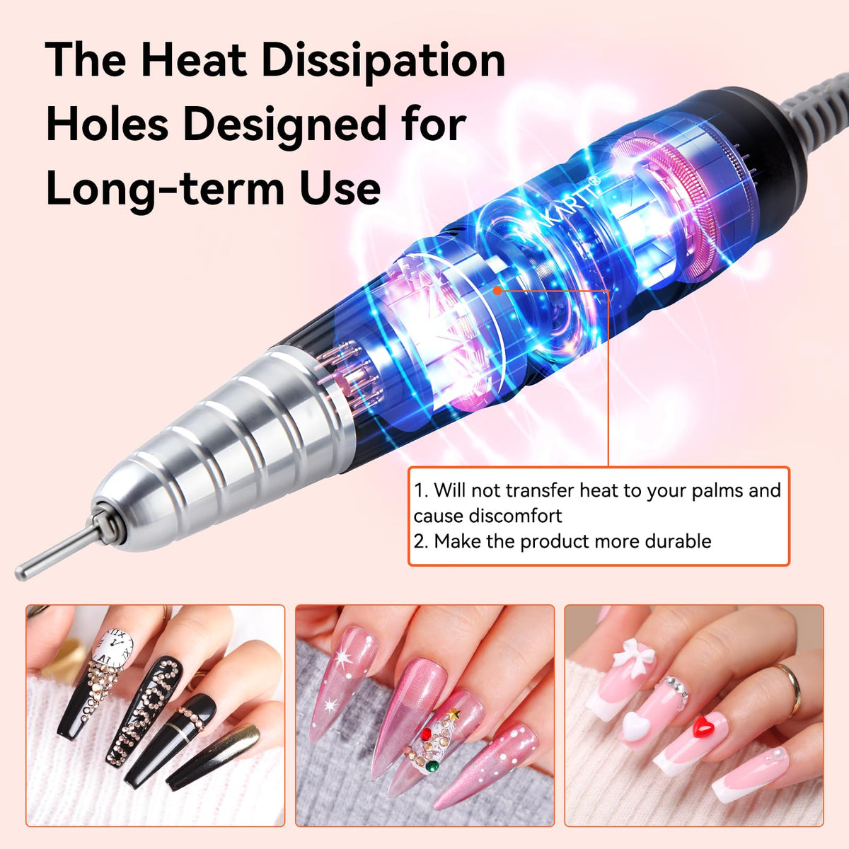 makartt handpiece connector detail demonstrating UP200 compatibility benefit