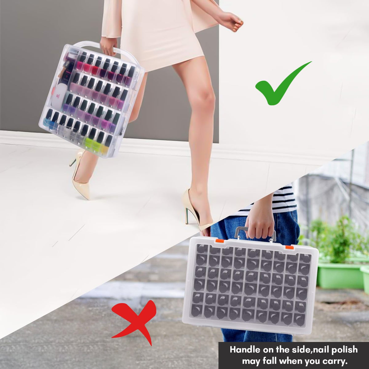 Makartt case packed in suitcase illustrating travel-ready protection and portability