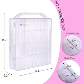 Makartt open interior with organized slots for secure bottle separation and visibility
